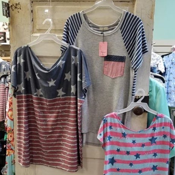 SALE💥🆕 🇺🇸PATRIOTIC FRENCH TERRY TEE🇺🇸 - Picture 6 of 6