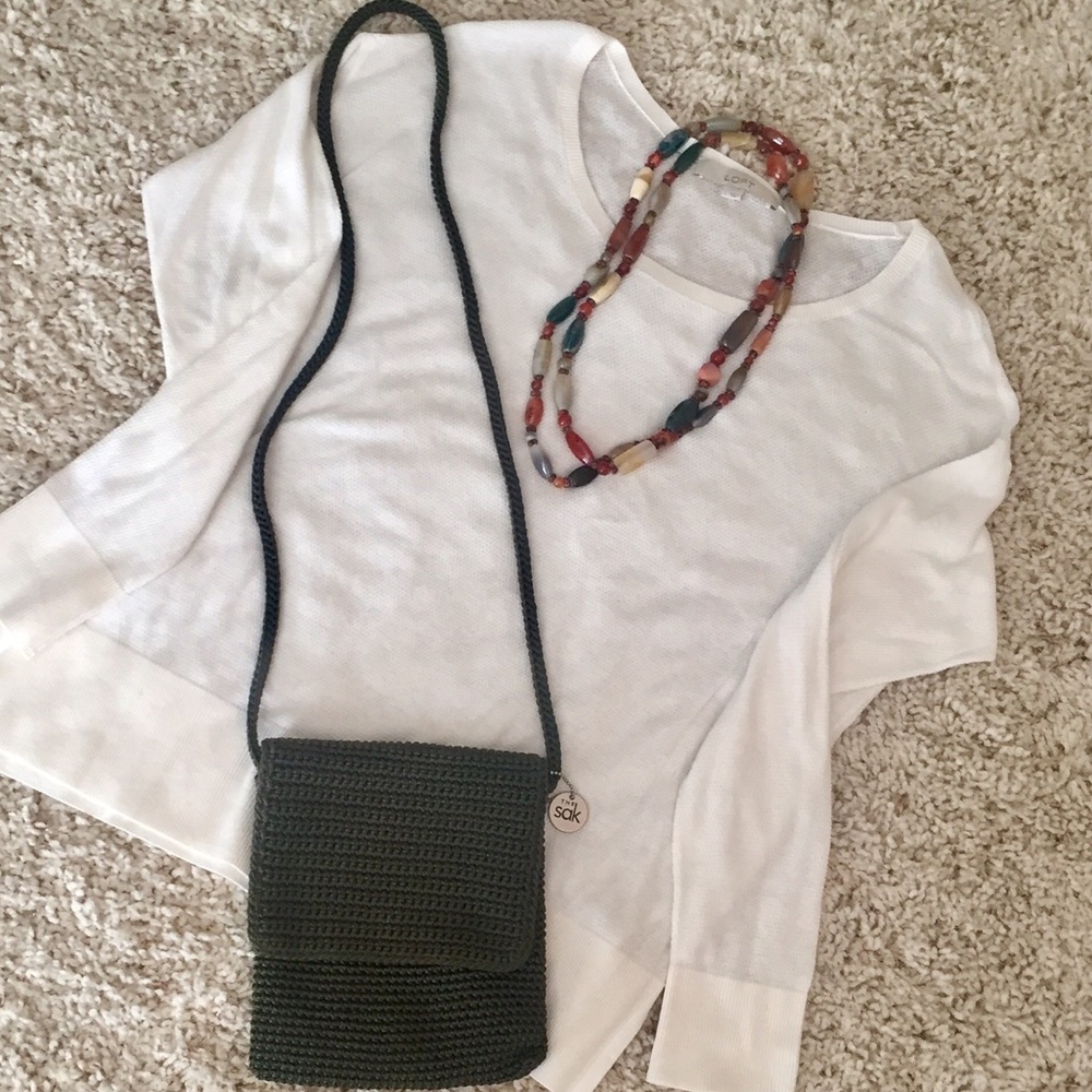 NWOT Cream lightweight "go to" summer sweater.