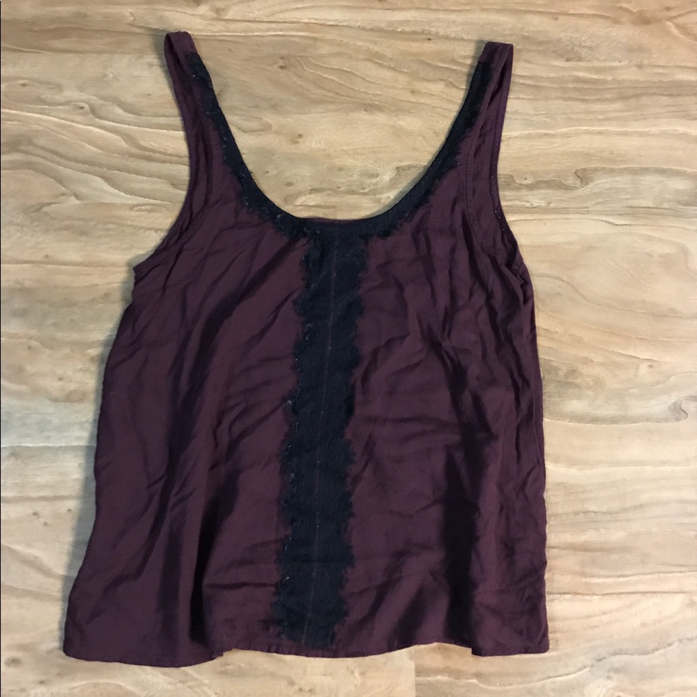 Aerie Maroon Tank NWOT