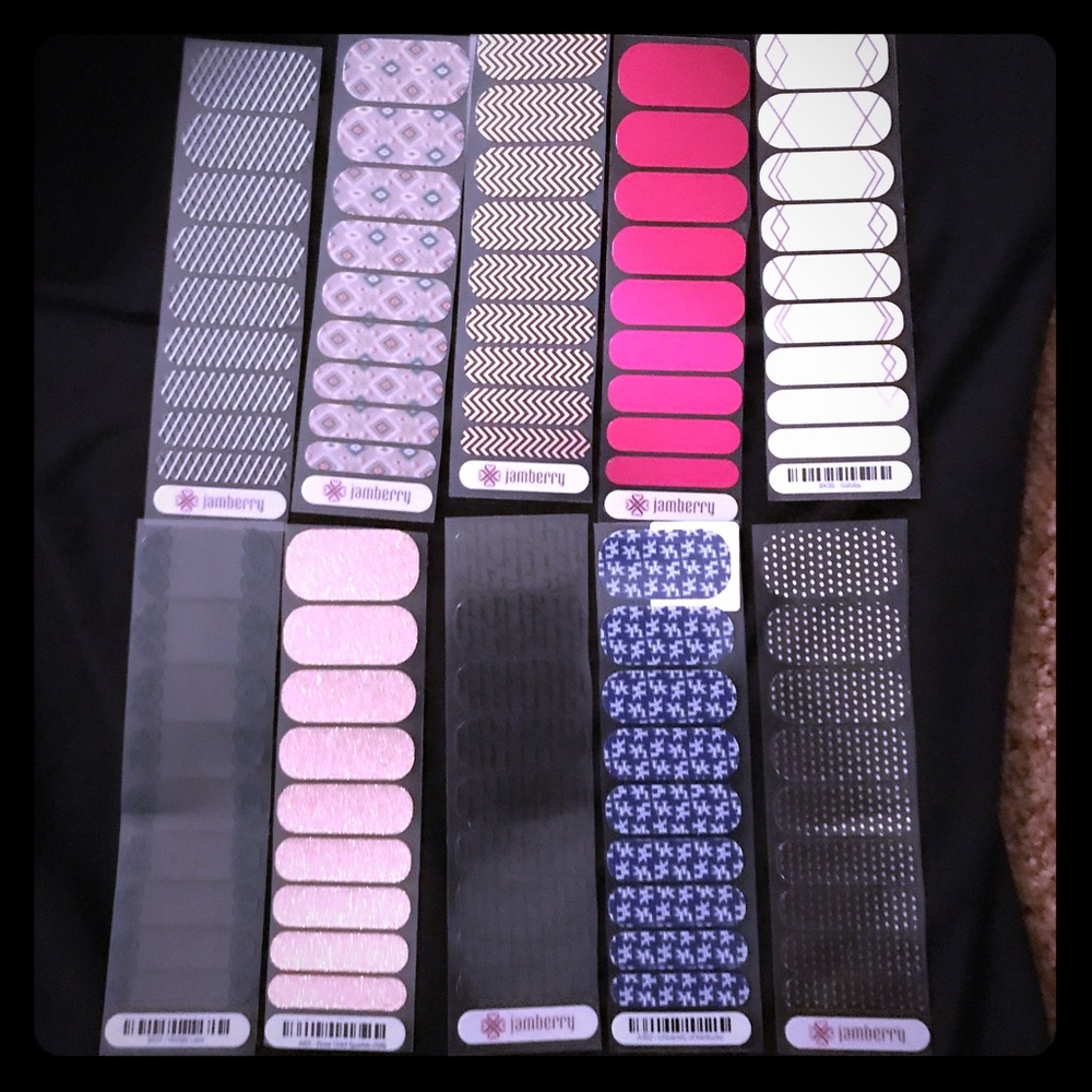 4 Jamberry Nail Wrap Half Sheets!