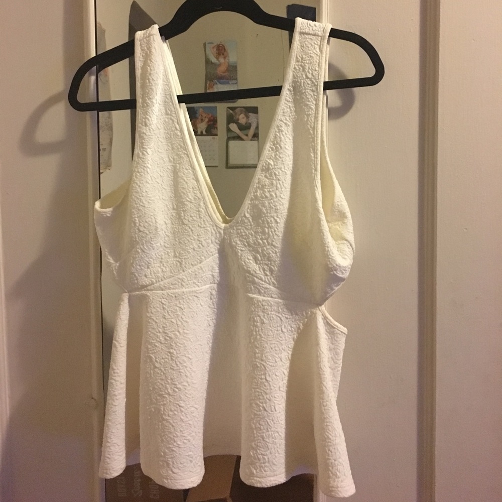 Free People Cut Out Top