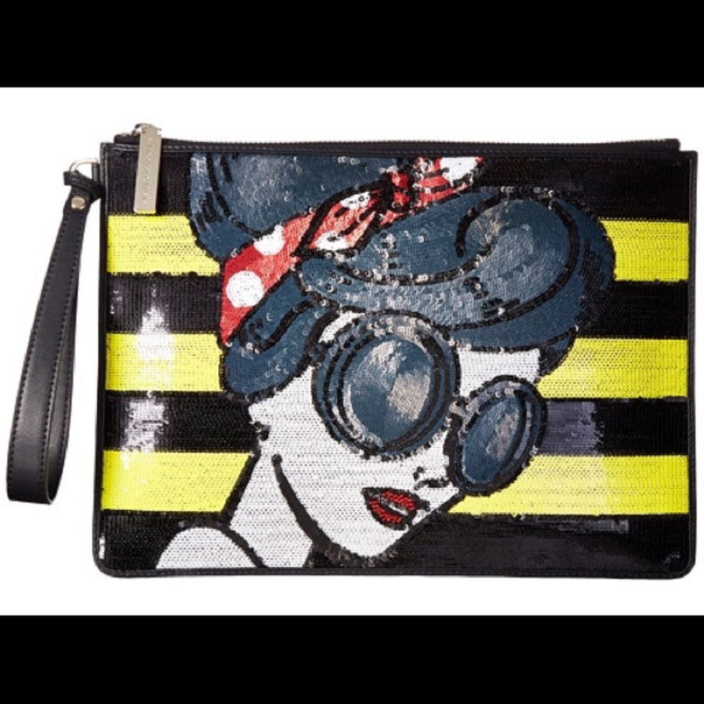 Alice + Olivia Stace Face Large Zip Pouch