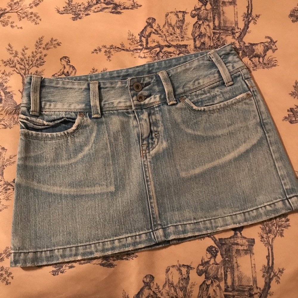 American Eagle Denim Jean Mini Skirt