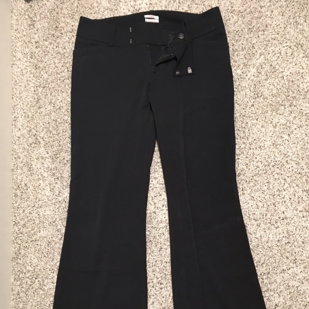 Black flare dress pants. Size 8
