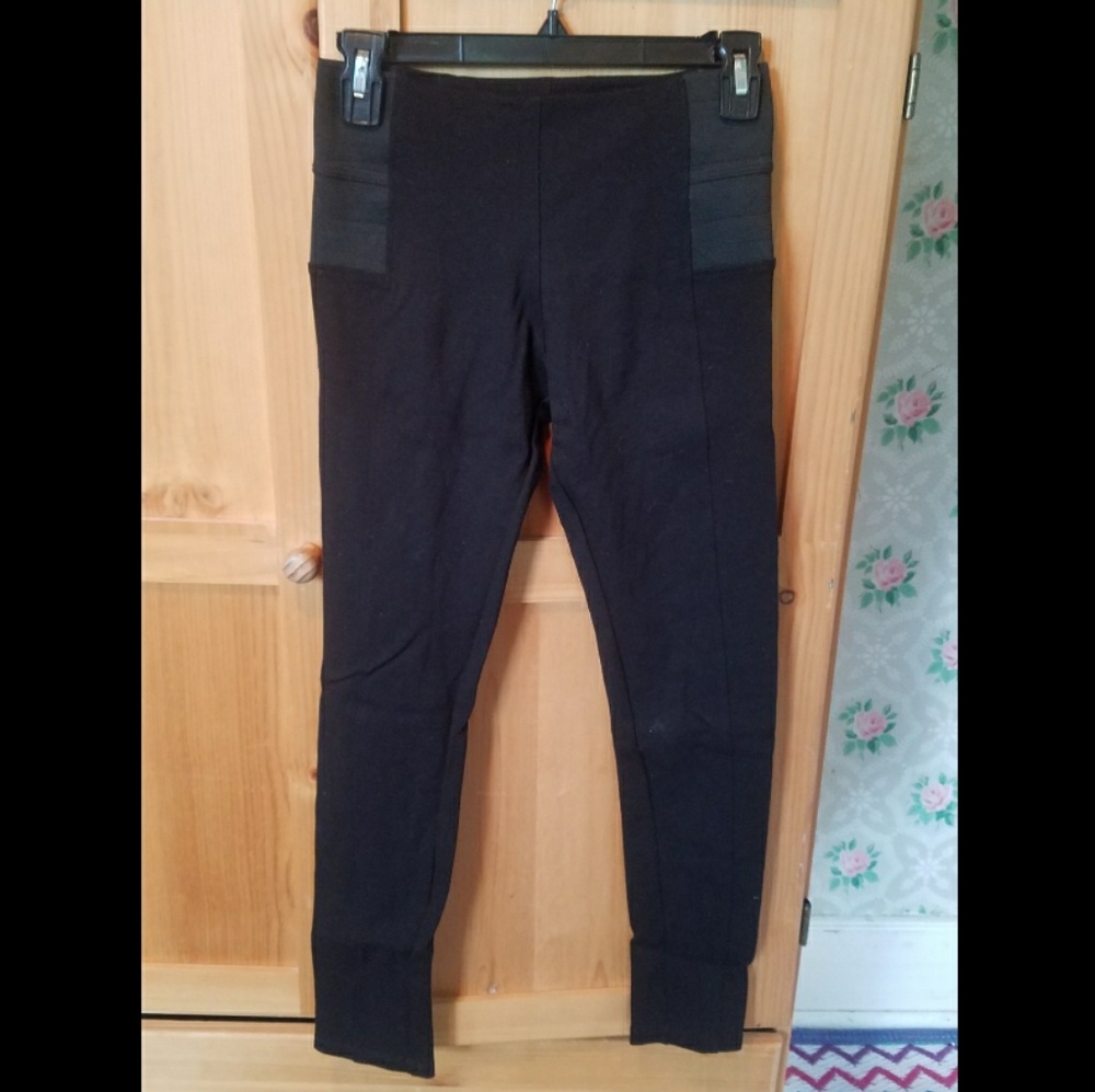High waisted Ponte knit pants