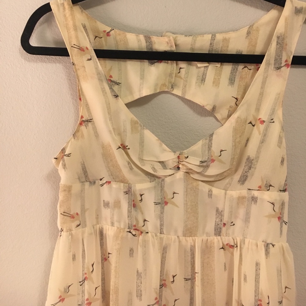 Whimsical, crane Urban Outfitters Dress, XS