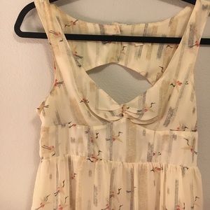 Whimsical, crane Urban Outfitters Dress, XS