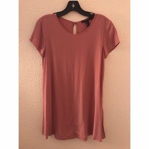Simple berry dress T-shirt dress