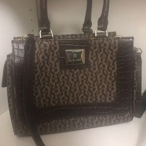 Etienne aigner leather bag -authentic