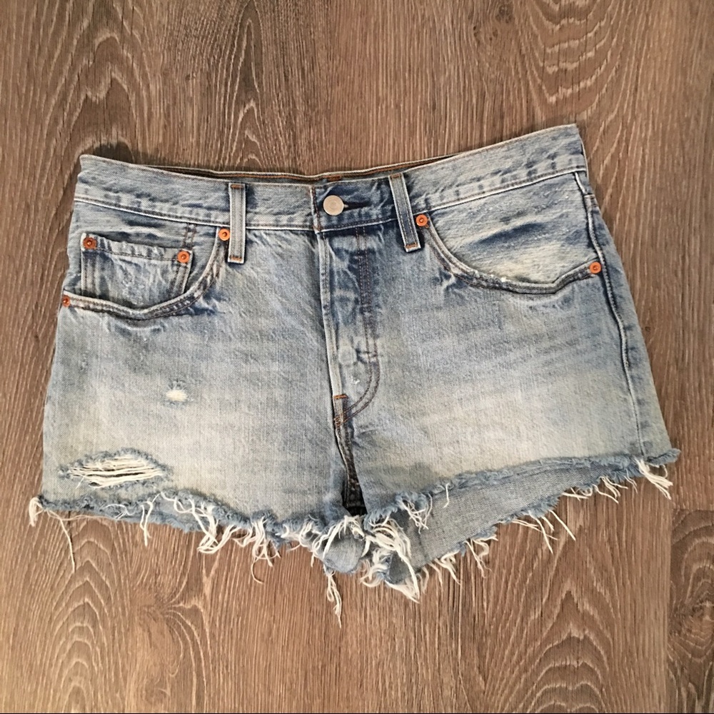 Levis denim shorts