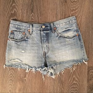 Levis denim shorts