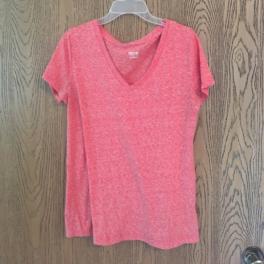 Coral V-neck