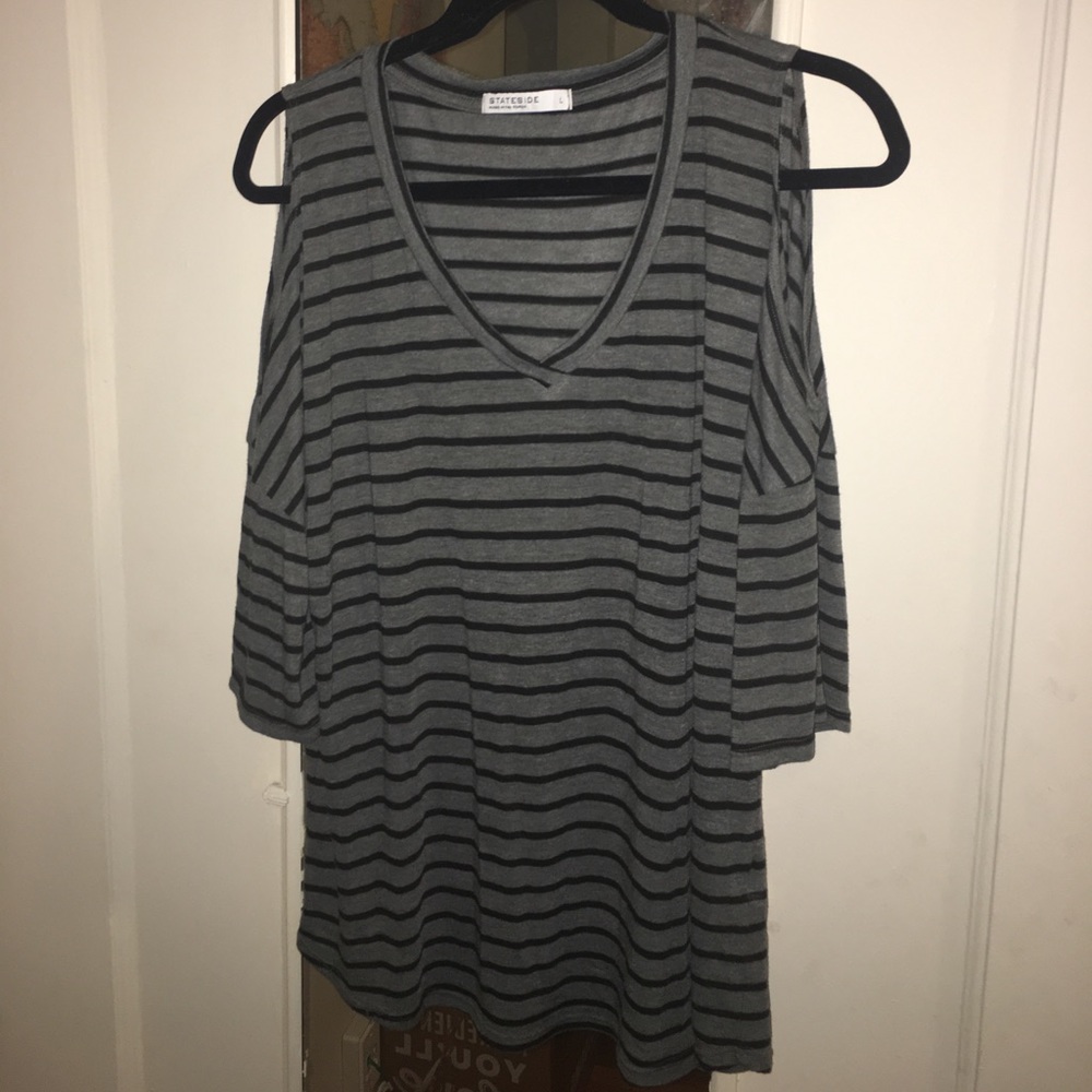 Soft cut out tee