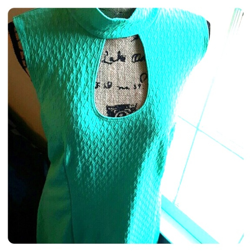 Ashley Stewart Seafoam Teal Mini Dress NEW *sz 22*