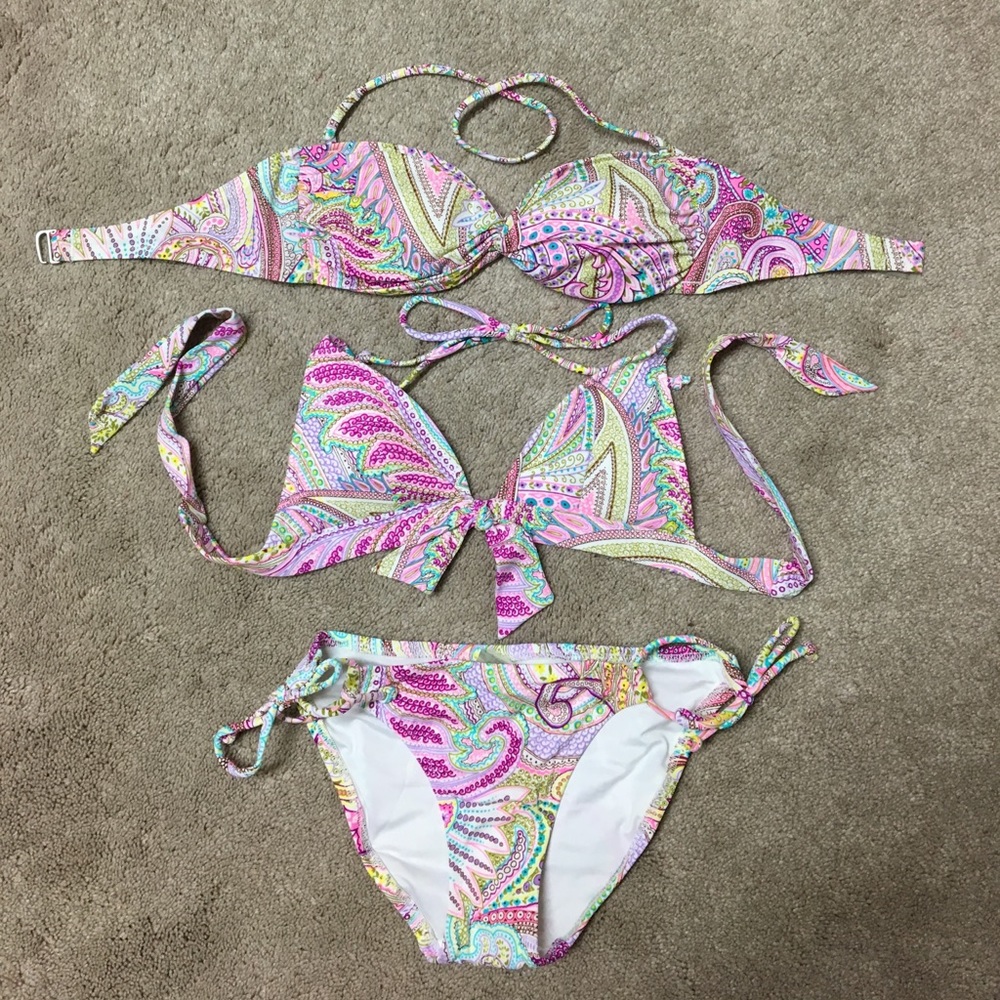 Victoria's Secret 3 piece bikini.