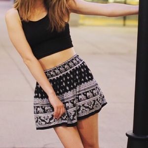 LA Hearts Tribal Pattern Skirt