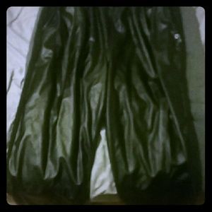 Akademics leather joggers