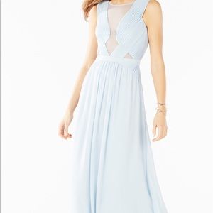 BCBGMAXAZRIA light blue gabriele evening gown