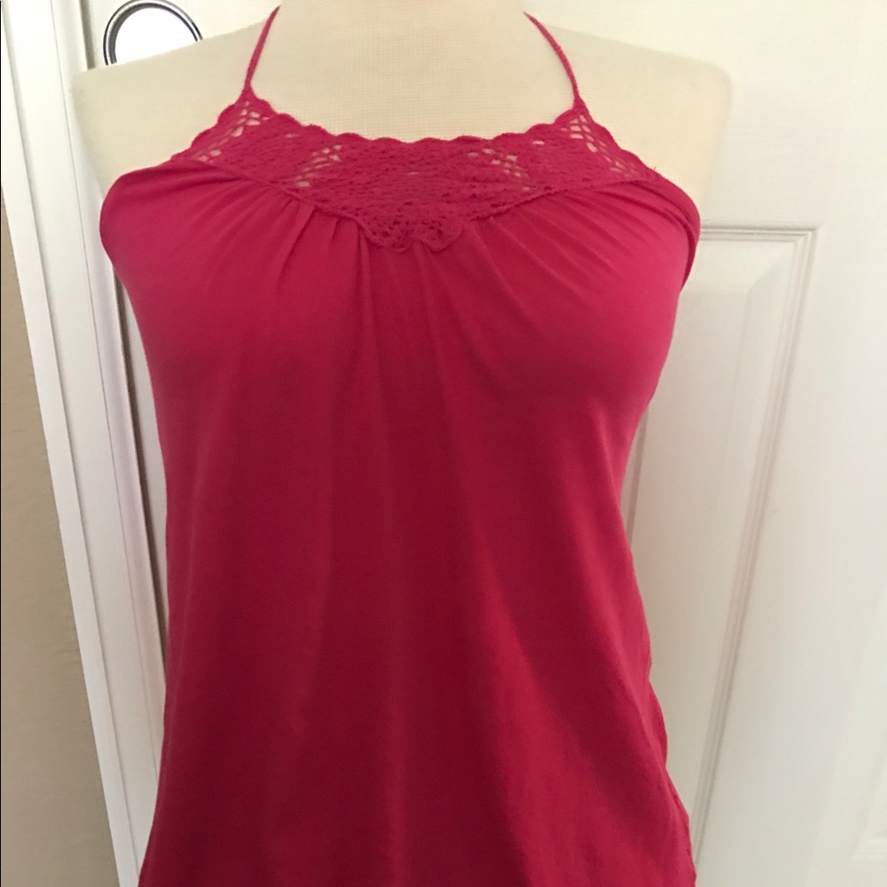 Gap crochet halter top
