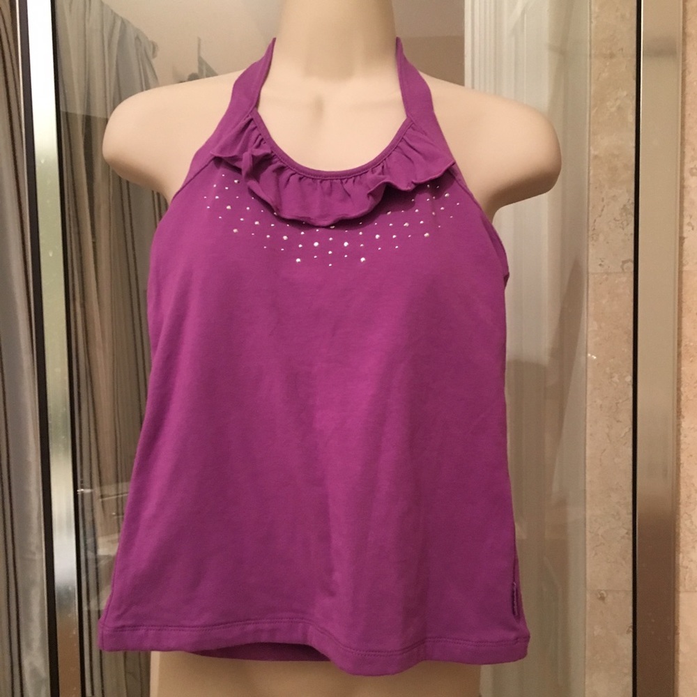 New Children's Place Purple Halter Top - L 10/12