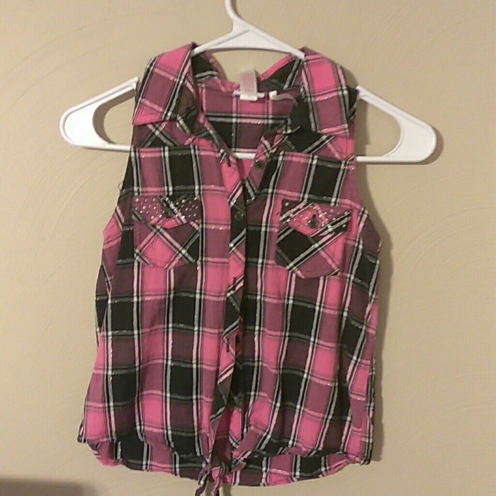 Justice Blingy Sleeveless Top