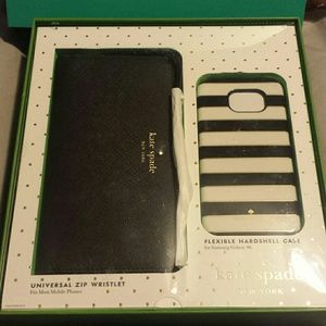 Kate Spade universal zip wristlet & hardshell case