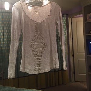 Free people long sleeve shirt