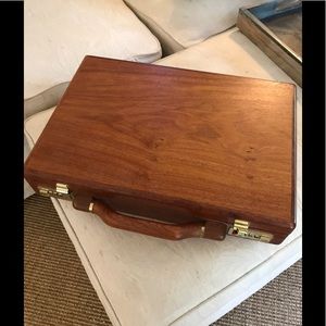 Beautiful Wood Briefcase