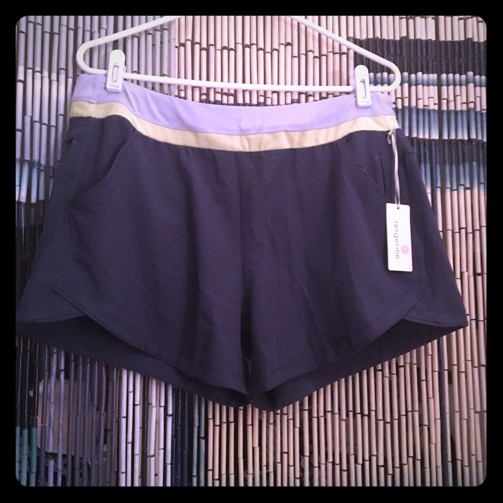 NWT Tangerine athletic shorts slate grey