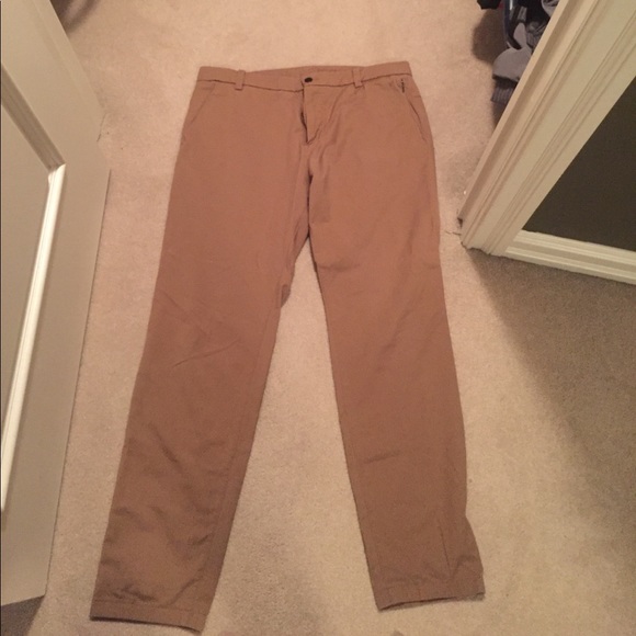 lululemon athletica Pants Lulu Lemon Khaki Pants Waist 36 Length 3