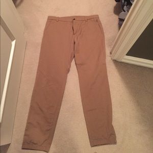 Lulu lemon khaki pants waist 36 length 30