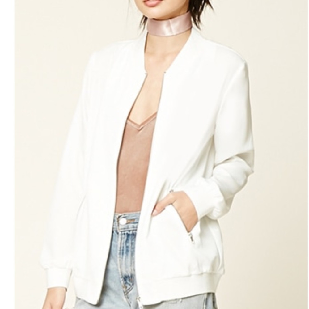 Longline bomber jacket