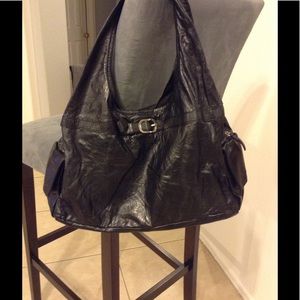 KATE LANDRY BLACK SHOULDER BAG