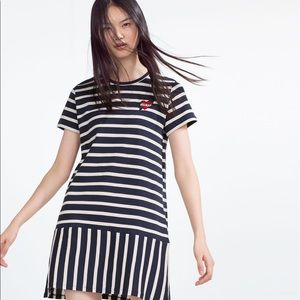 Zara striped dress