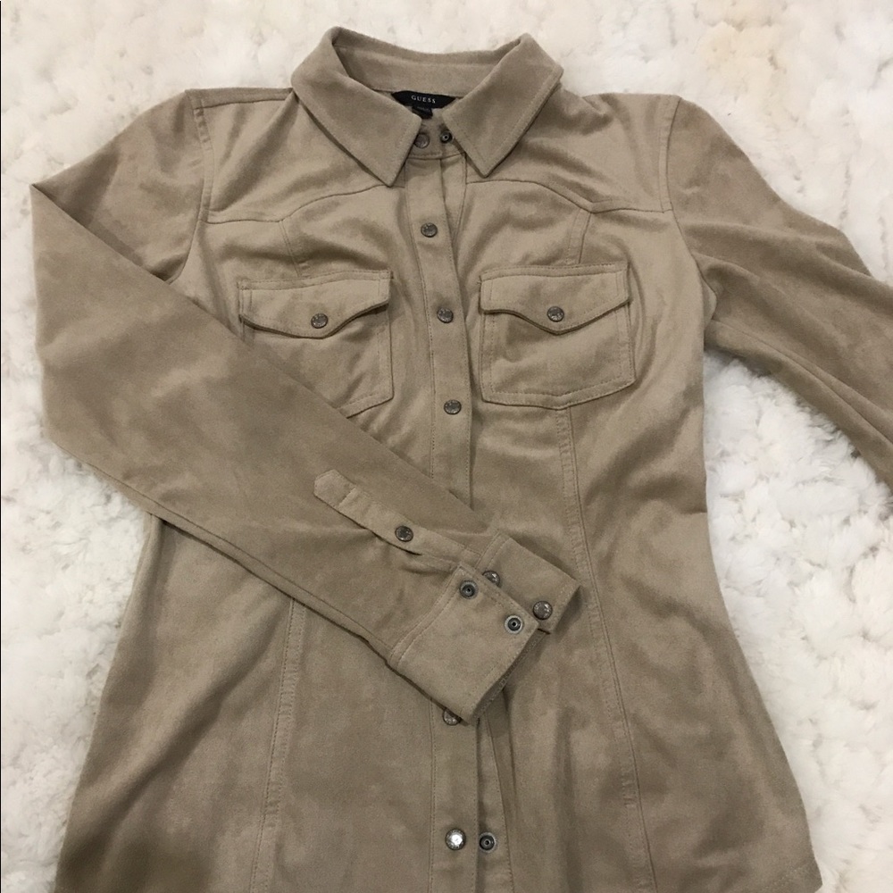 Guess Suede Long Sleeves