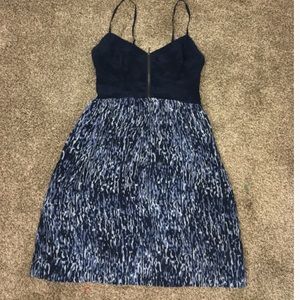 Anthropologie blue dress