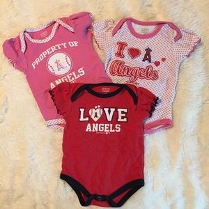 Bundle of Baby Girl Angels Onesies