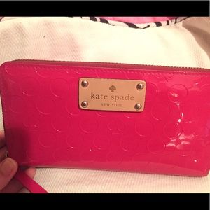 Pink Patent Kate Spade Wallet