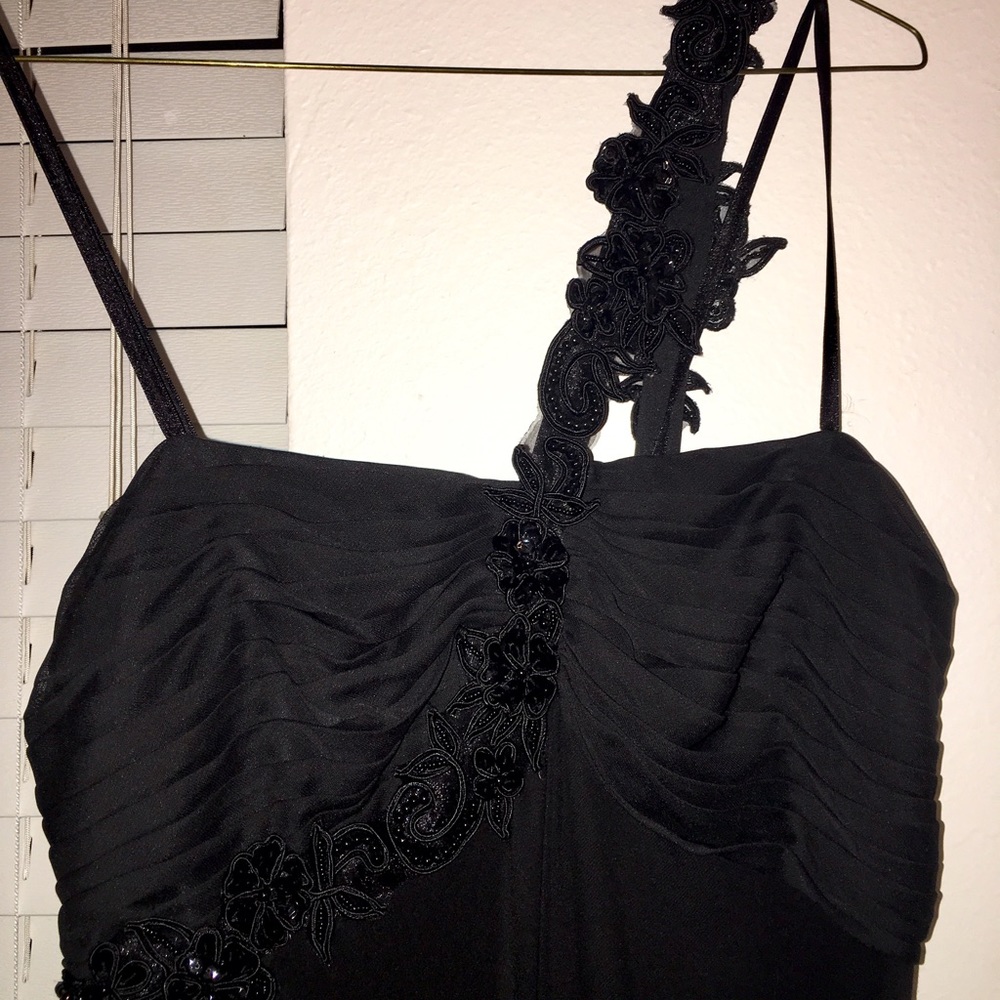 Black Cocktail Dress - Picture 2 of 3