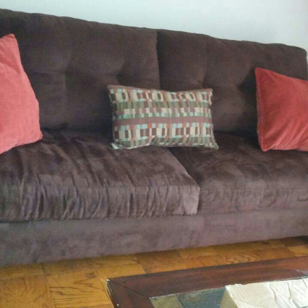 Chocolate couch