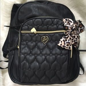 Betsy Johnson black backpack
