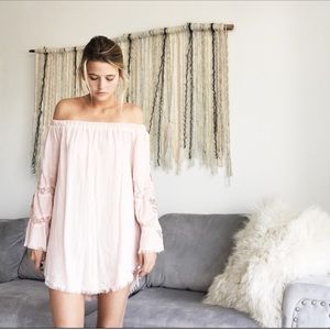 off shoulder dress.FLASH SALE