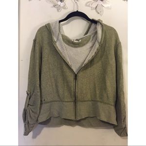 Converse green zip up jacket