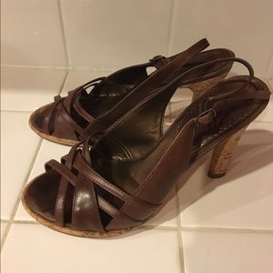 Aldo - Dark brown slingback