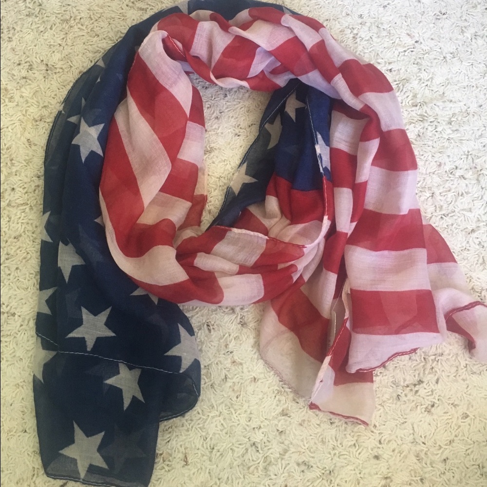 American flag scarf