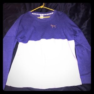 Victoria's Secret Crewneck Sweater Shirt Purple L
