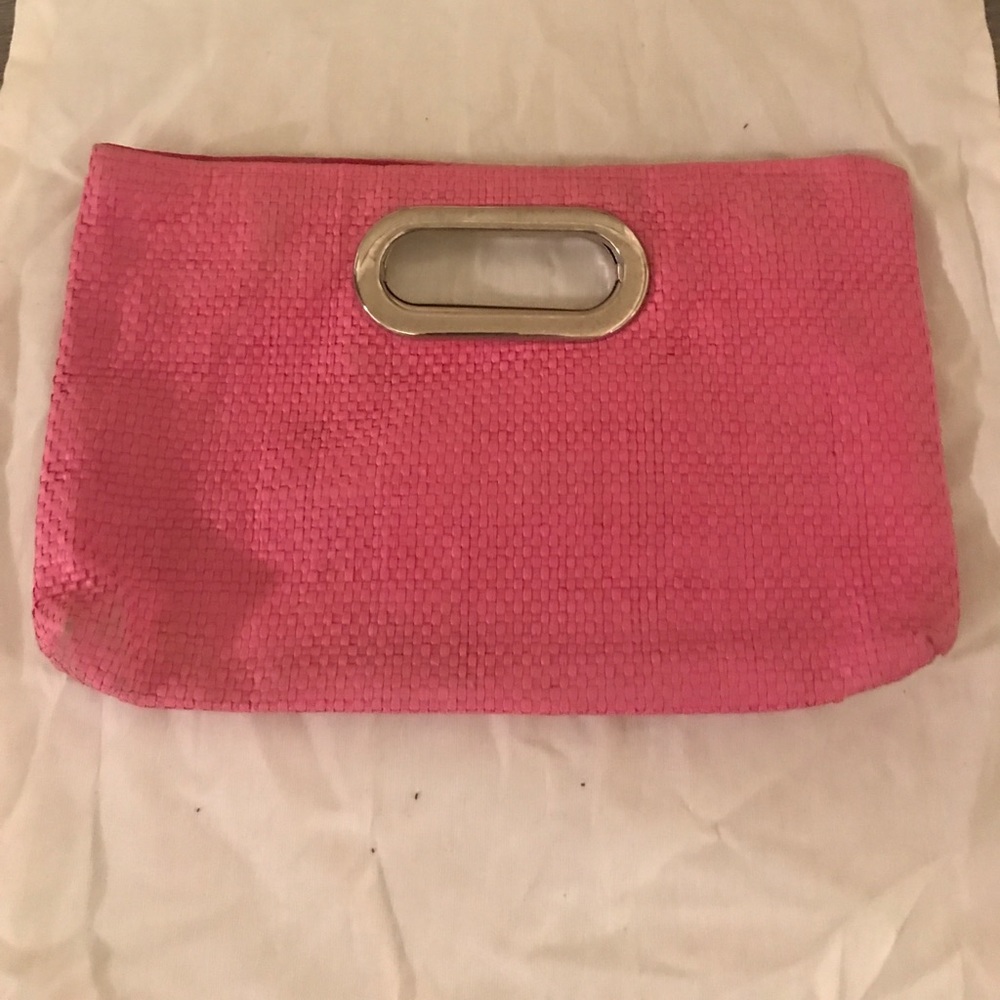 Pink clutch
