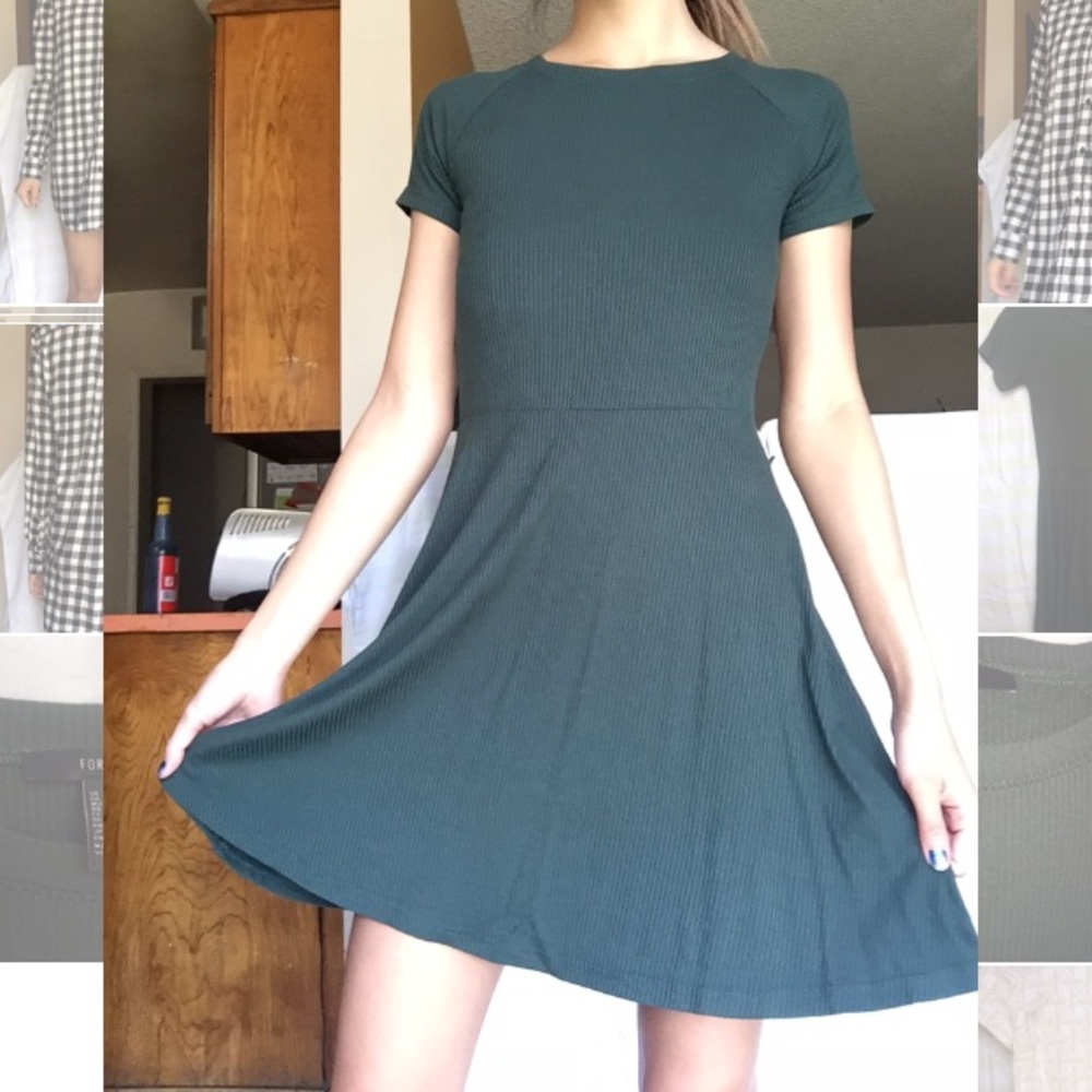 Forever 21 forest green dress