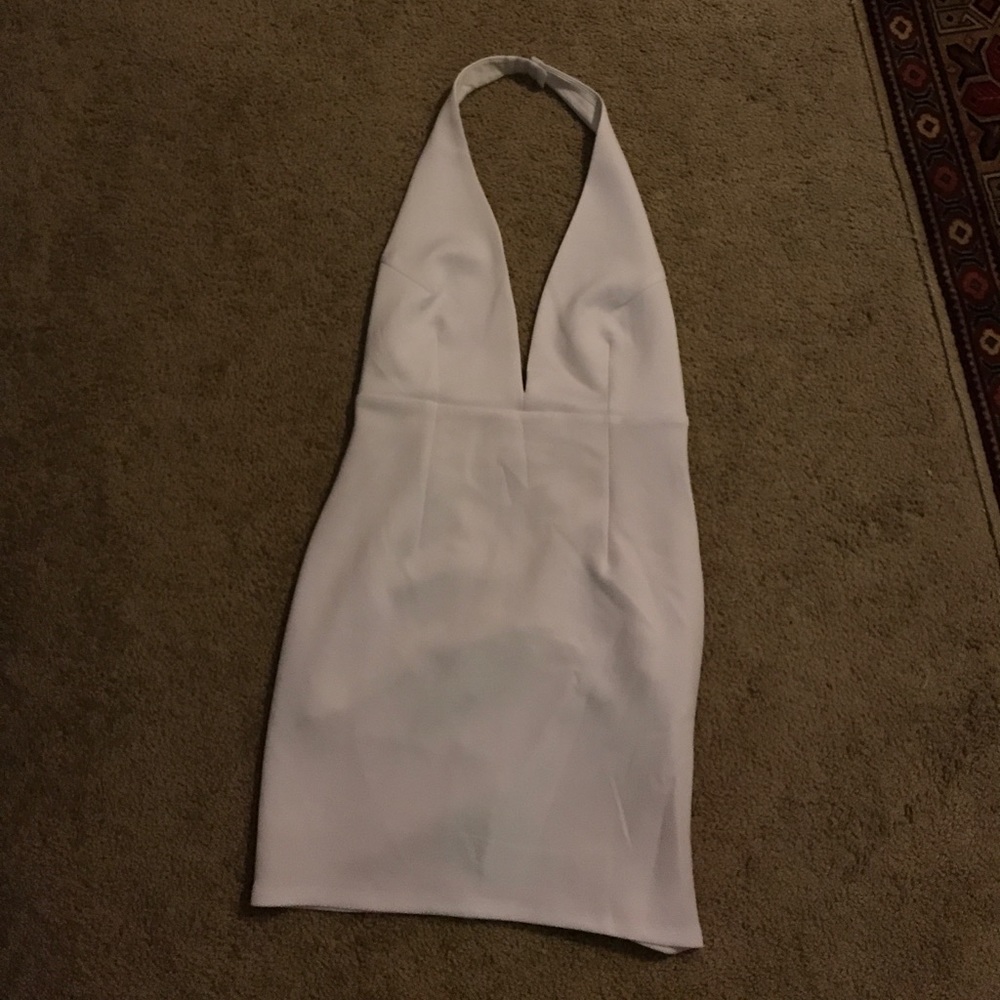 Vegas style white dress from forever 21