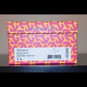 Tory Burch Cassia Thong Sandals in Royal Tan